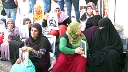 HDP önünde eylem yapan aile sayısı 24'üncü günde 47’ye yükseldi