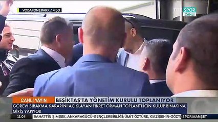 Fikret Orman’ın önünü taraftar kesti!