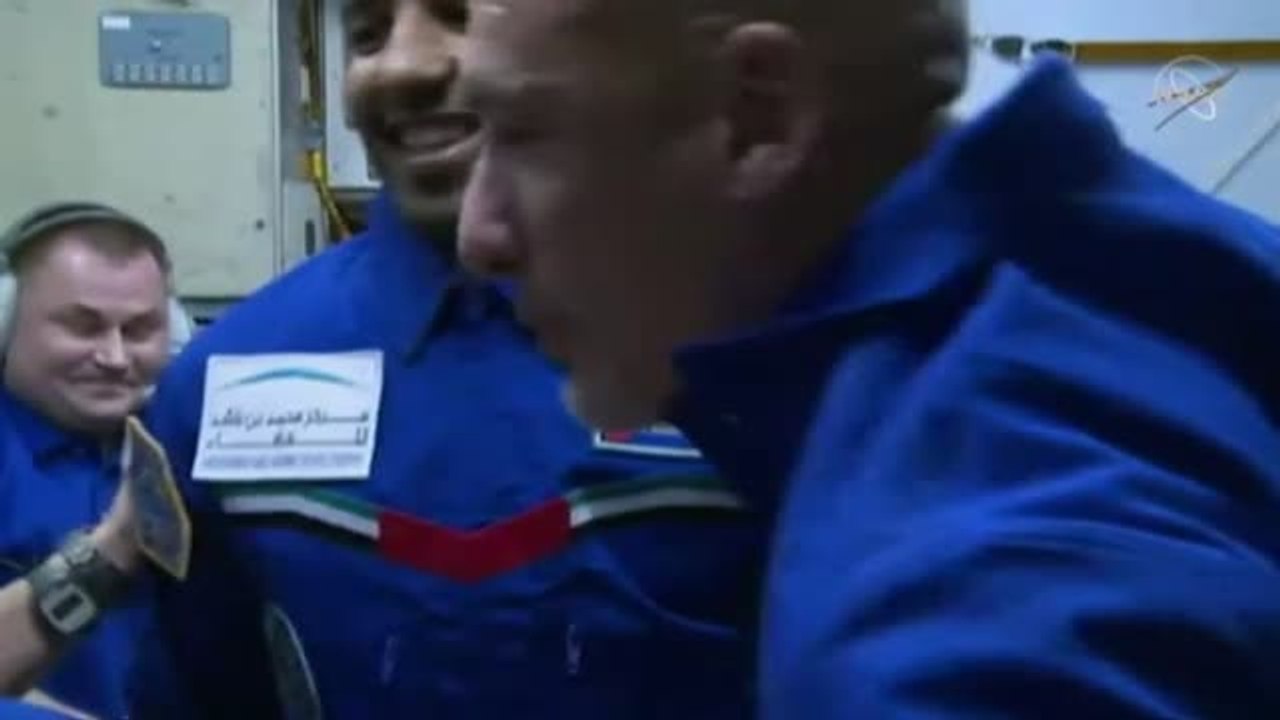 Llega el primer astronauta árabe a la Estación Espacial Internacional