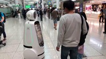 South Korean airport employs robots to greet and take selfies of visitors