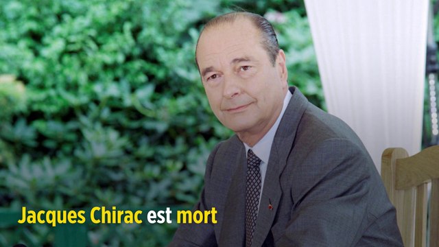 Jacques Chirac est mort