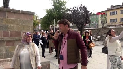 Erzurum ünlüler erzurum'un tarihi yerlerini gezdi