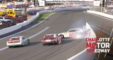 Briscoe crashes after contact with Bell at Charlotte Roval