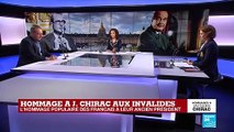 Début de l'hommage populaire à Jacques Chirac aux Invalides