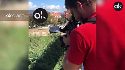 Búsqueda del bebé lanzado por su padre al Besós