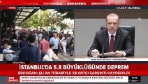 Cumhurbaşkanı Erdoğan: Depremde 8 kişi yaralandı, hasar tespit çalışmaları sürüyor