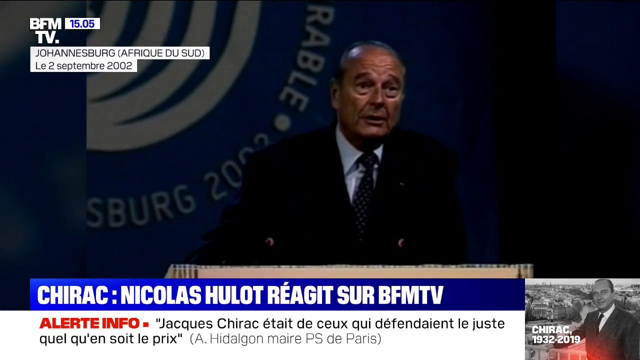 "Notre maison brûle et nous regardons ailleurs.": Quand Jacques Chirac alertait, en 2002, sur le réchauffement climatique