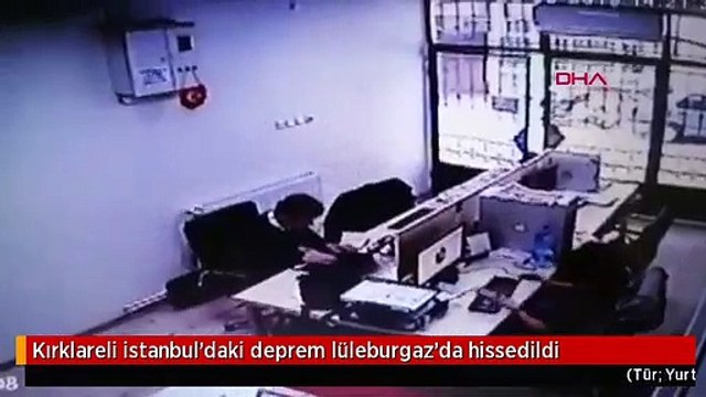 Kırklareli istanbul'daki deprem lüleburgaz'da hissedildi