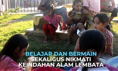 Belajar dan Bermain Sekaligus Nikmati Keindahan Alam Lembata