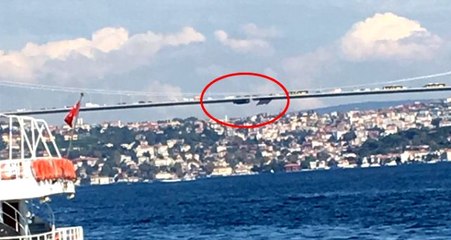 Sosyal medyada paylaşılan köprü görüntüsünün bayrak asmak için yerleştirilen platform olduğu ortaya çıktı