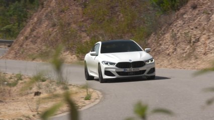 The new BMW 8 Series Gran Coupé Driving in Algarve, Portugal