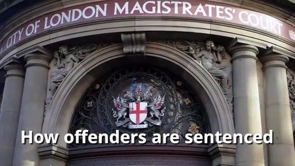 How are offenders are sentenced in UK courts?
