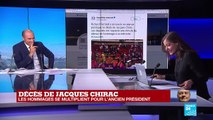 Décès de Jacques Chirac : les hommages se multiplient sur les réseaux sociaux