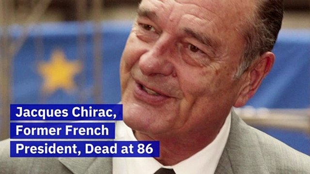 Jacques Chirac, Former French President, Dead at 86