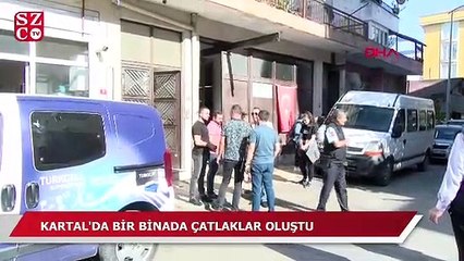 Kartal'da bir bina boşaltılarak mühürlendi!