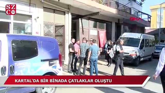 Kartal'da bir bina boşaltılarak mühürlendi!