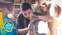 ¡Tabata Jalil su fue a hacer artesanías con barro! ¡Descubre cómo se hacen!  | Venga La Alegría
