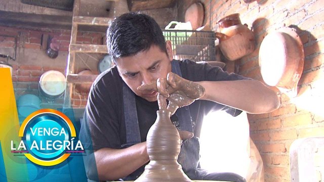 ¡Tabata Jalil su fue a hacer artesanías con barro! ¡Descubre cómo se hacen! | Venga La Alegría