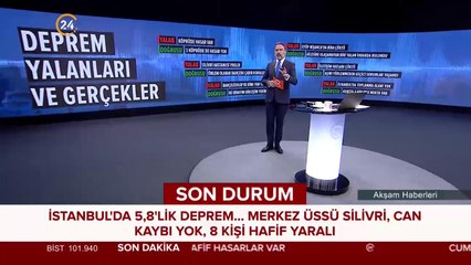 Deprem yalanları ve gerçekler