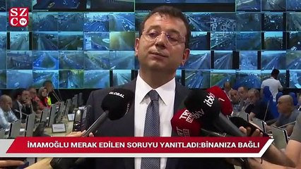 İmamoğlu merak edilen deprem sorusunu yanıtladı