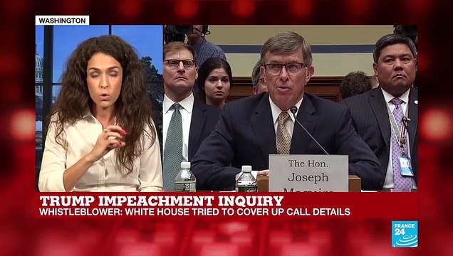 Trump impeachment inquiry: Whistleblower says White House tried to cover up call details