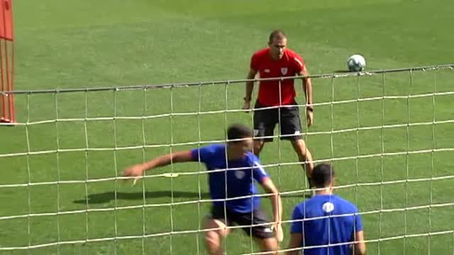 El Athletic prepara su partido contra el Valencia