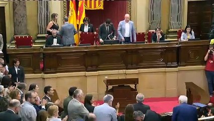 Carrizosa (Ciudadanos) reprocha a Torra en el Parlament su apoyo a los CDR encarcelados por terrorismo