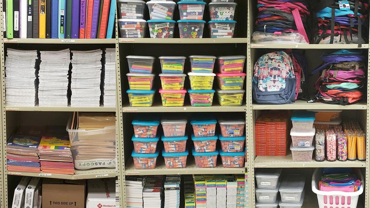 Middle Schooler Collects 500,000 School Supplies For Peers