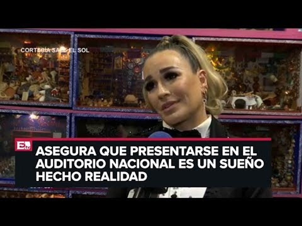 María José comparte su ritual previo a su presentación en el Auditorio