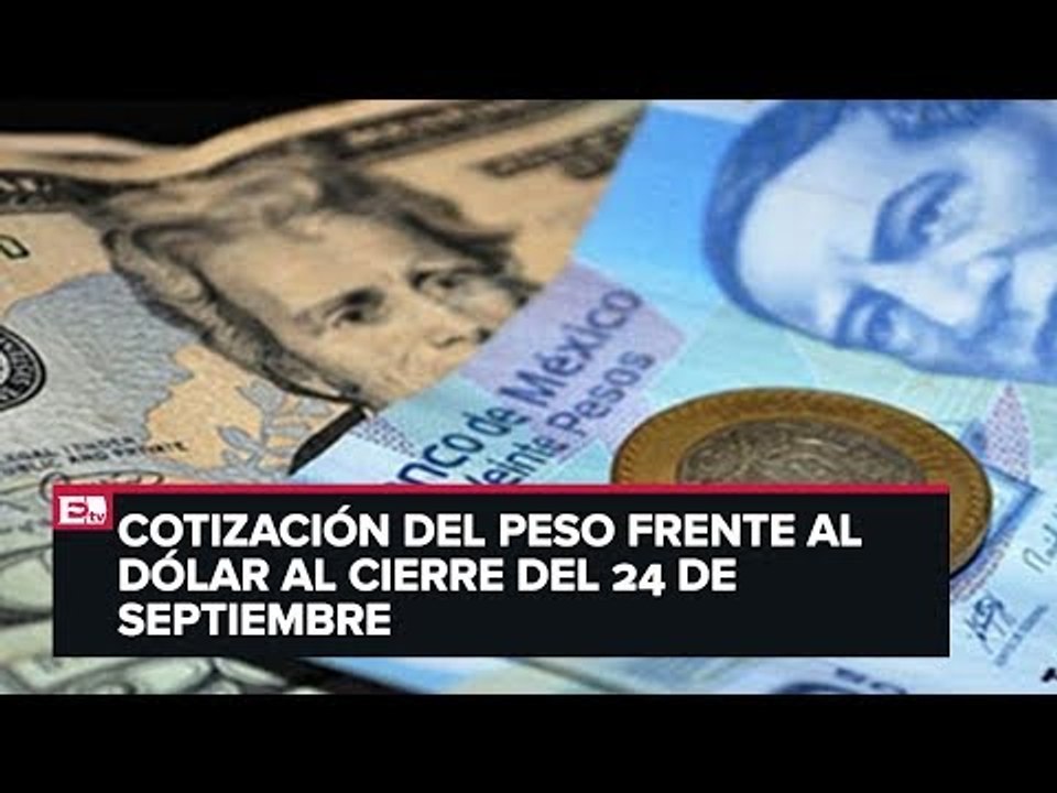 Así cerró el peso frente al dólar