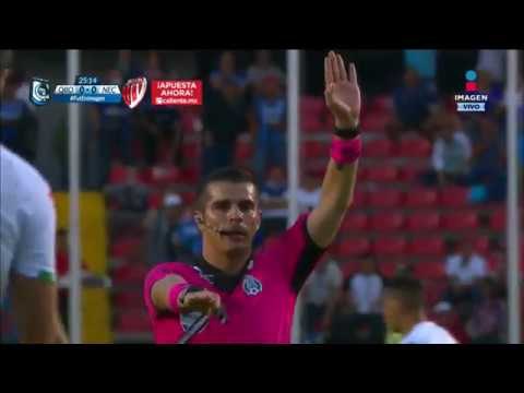 Anulan un gol de Ayron del Valle contra Necaxa | Querétaro vs Necaxa