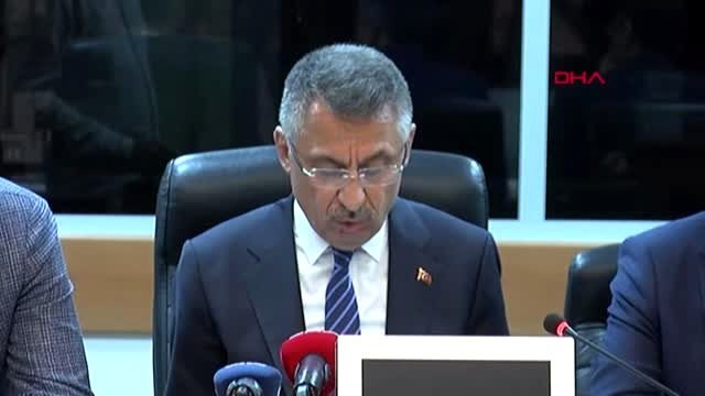 Fuat oktay valilik'te deprem toplantısında konuştu 2