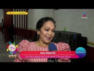 ¿Qué opina Ana Gabriel del escándalo de Verónica Castro? | Sale el Sol