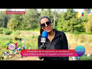 Amaya Azpíroz participó con &#39;Global Clean Up&#39; para salir a limpiar ríos | Sale el Sol