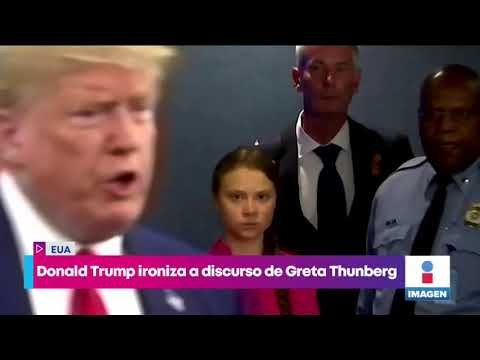 ¡Esta es la irónica respuesta de Donald Trump a Greta Thunberg! | Noticias con Yuriria Sierra