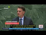 Jair Bolsonaro insulta a prensa y niega incendios en Amazonia | Noticias con Ciro Gómez Leyva