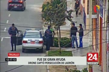Trujillo: ladrón se escapa antes de subir a patrulla y es perseguido por varias cuadras