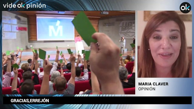 VideOkpinión María Claver: Gracias, Errejón