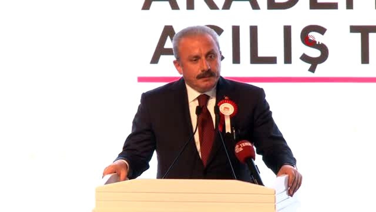 Hacı Bayram Veli Üniversitesi'nde öğrencilere ilk ders TBMM Başkanı Şentop 'tan