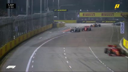 شاهد أبرز ما حدث في سباق حلبة سنغافورة تحت الأضواء الكاشفة وتتويج فيتيل