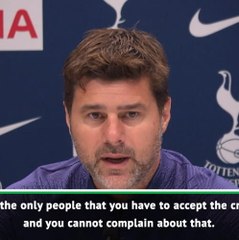 Spurs fans are right to criticise - Pochettino