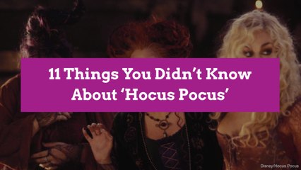 6 Things You Didn’t Know About ‘Hocus Pocus’
