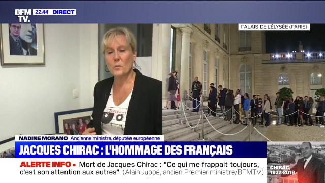 Au travers de photos et de souvenirs, Nadine Morano se souvient d'un Jacques Chirac affectueux