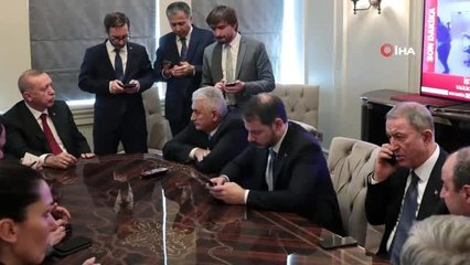 Cumhurbaşkanı Erdoğan depremle ilgili brifing aldı