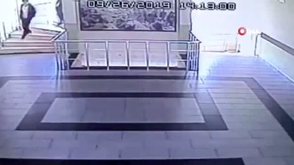 Sultanbeyli'de okulda deprem paniği güvenlik kamerasında