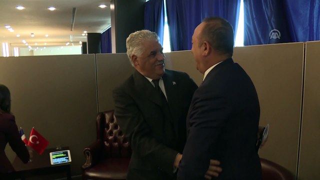 Çavuşoğlu, Dominik Cumhuriyeti Dışişleri Bakanı Vargas ile bir araya geldi - NEW YORK