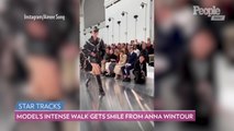 Model Closes Maison Margiela Fashion Show with Unique Walk - and Anna Wintour Reacts!