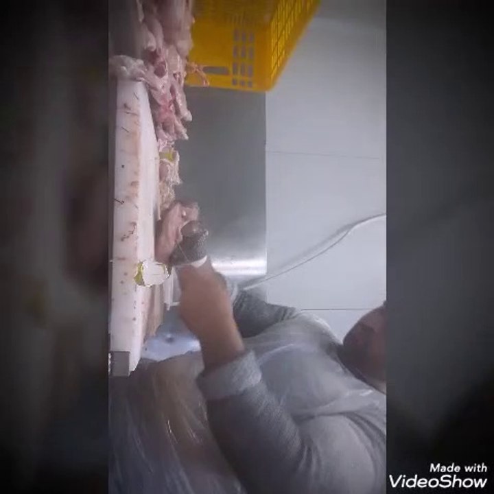 السرعه في تسحب العظم من الدجاج