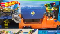 HOTWHEELS CAMION CON TANQUE DE AGUA Y VEHICULOS QUE CAMBIAN EL COLOR BASSLINE