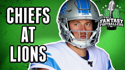 Fantasy Football Week 4 - Chiefs at Lions